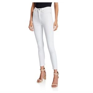 Rag & Bone white high rise ankle skinny jeans NWOT